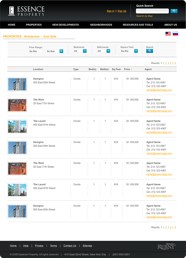 essence property property list